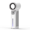 Lenovo Portable Handheld Turbo Fan with Ice Compress Cooling Spray Misting Function, 4000mAh USB Rechargeable Outdoor Fan